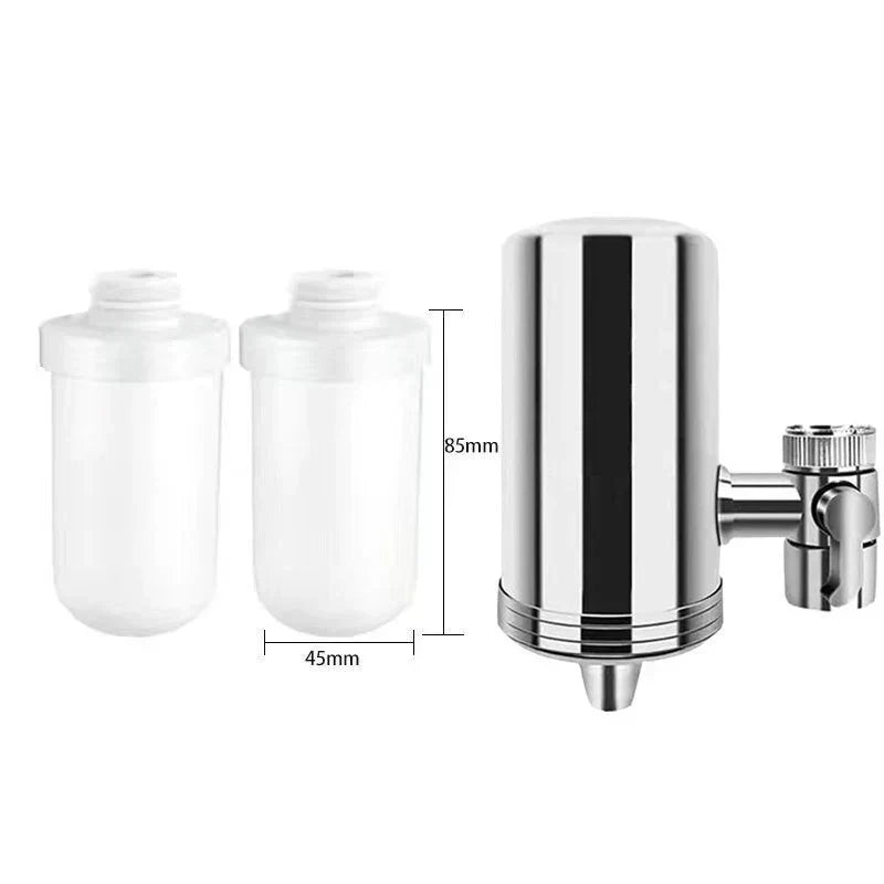 🔥 Installation-free Stainless Steel Household Faucet Water Purifier