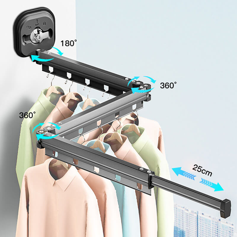 🔥🔥Space Saving🔥🔥-Absorbent Wall Mounted Folding Drying Rack🔥🔥
