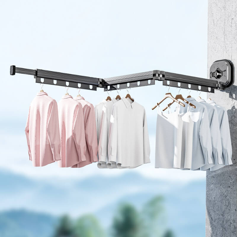 🔥🔥Space Saving🔥🔥-Absorbent Wall Mounted Folding Drying Rack🔥🔥