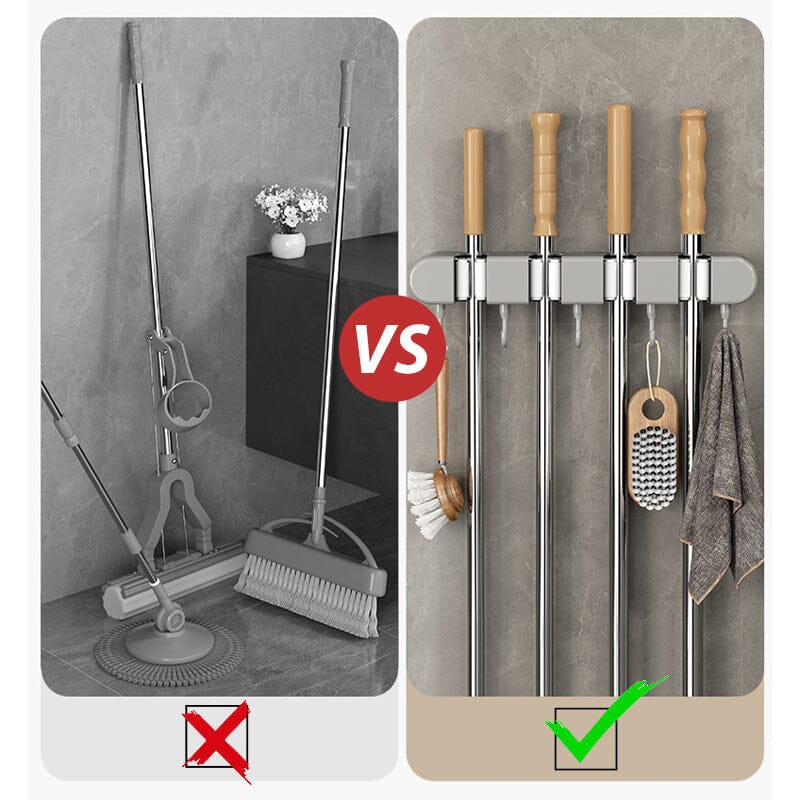 🔥 Huge discount 50% off in progress 🔥 Multifunctional Mop Holder with Hooks