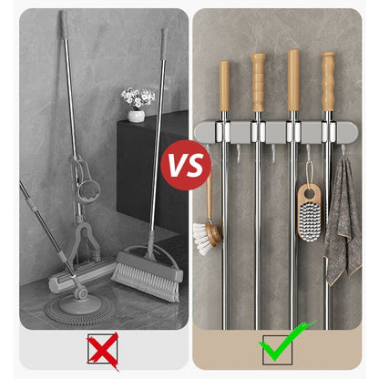 🔥 Huge discount 50% off in progress 🔥 Multifunctional Mop Holder with Hooks