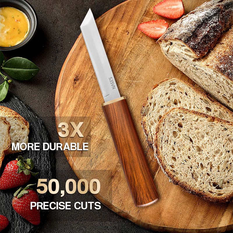 💥HOT SALE💥 2 in 1 Double Knife Set with Wooden Handle⚔️✨