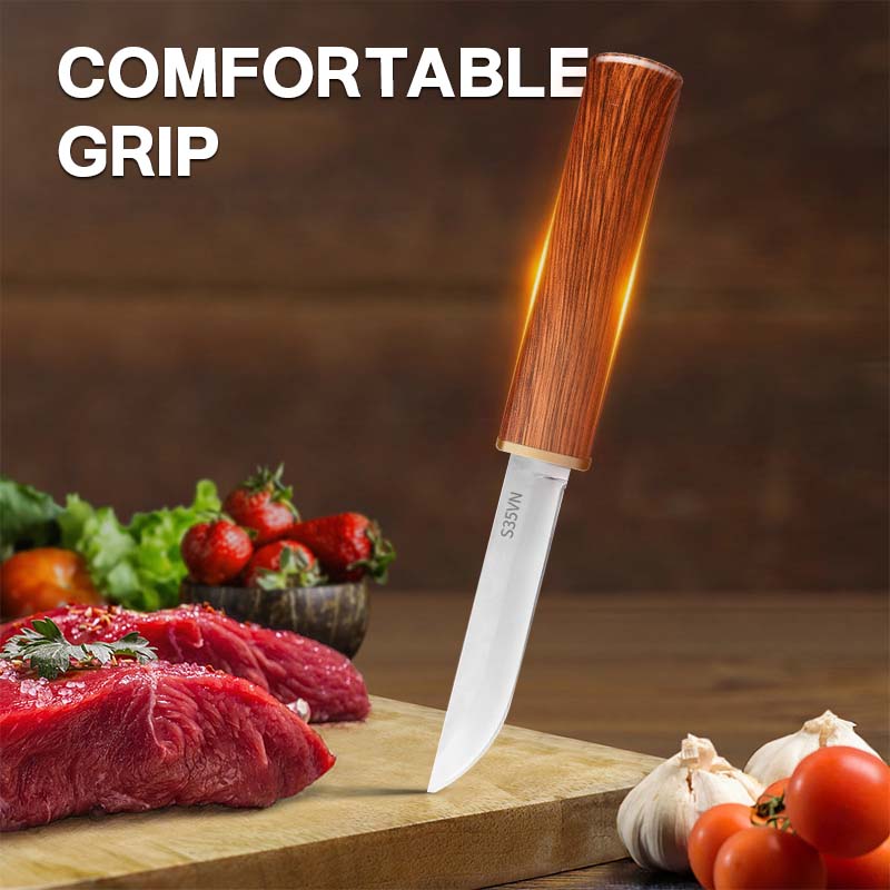 💥HOT SALE💥 2 in 1 Double Knife Set with Wooden Handle⚔️✨