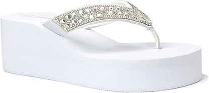 Women's Hollow Triangle Rhinestone Sandals