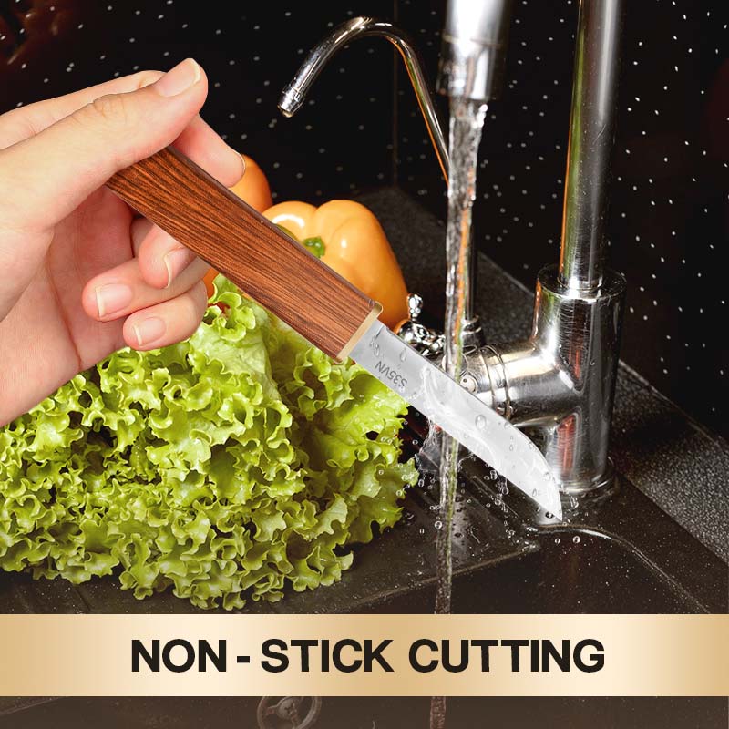 💥HOT SALE💥 2 in 1 Double Knife Set with Wooden Handle⚔️✨