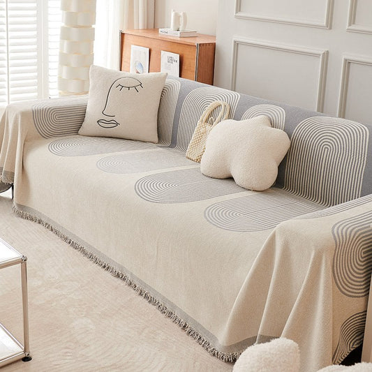 🔥 Free Shipping 🔥 Reversible Chenille Sofa Cover