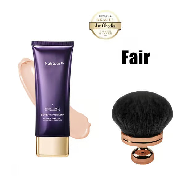 Natravor™ Body Coverage Perfector, All Over Complexion Perfecto, Waterproof and Sweatproof Leg Concealer, Cream Texture Conceals Blemishes, Evens Out Skin Tone,natural radiance