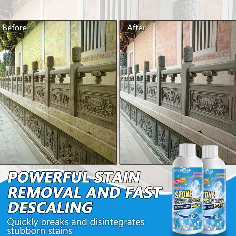 🔥🔥（BUY 2 GET 1 FREE ）🔥🔥-Stone Stain Remover Cleaner (Effective Removal of Oxidation, Rust, Stains)🔥🔥