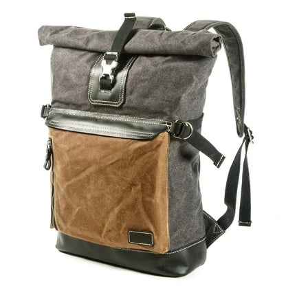 Contrast Color Unisex Backpack