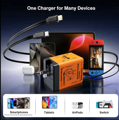 Natravor™🔥W&O 2-in-1 GaN 80W Fast Charger