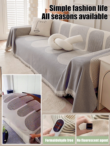 🔥 Free Shipping 🔥 Reversible Chenille Sofa Cover