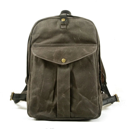 Men's Retro Outdoor Large Capacity Canvas Backpack