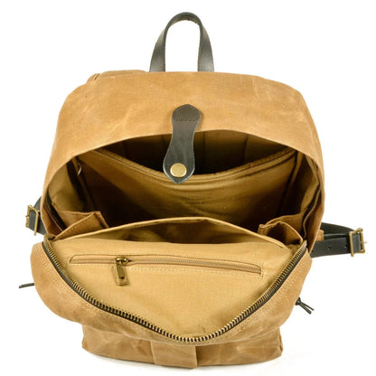 Men's Retro Outdoor Large Capacity Canvas Backpack