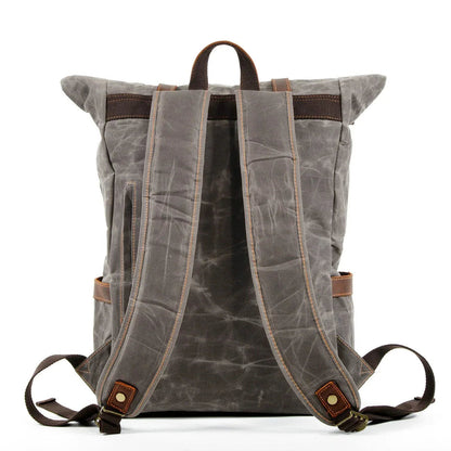 Men's Vintage Canvas & Leather Backpacks