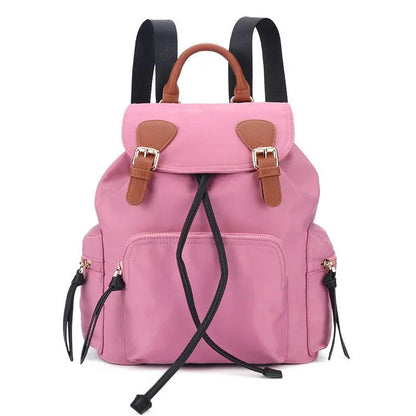 Oxford Cloth Unisex Backpack With Adjustable Shoulder Straps & Side Pockets