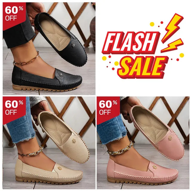🔥Best Seller-Last Day Sale 60% OFF🔥 Orthopedic leather shoes, Lightweight, Anti-Slip, Breathable for Women
