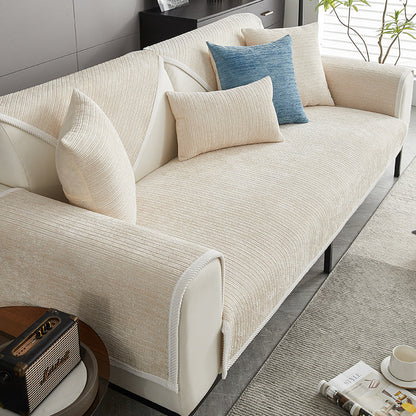 ✨✨Limited Time Offer ✨✨ Simple Striped Chenille Anti-scratch Couch Cover
