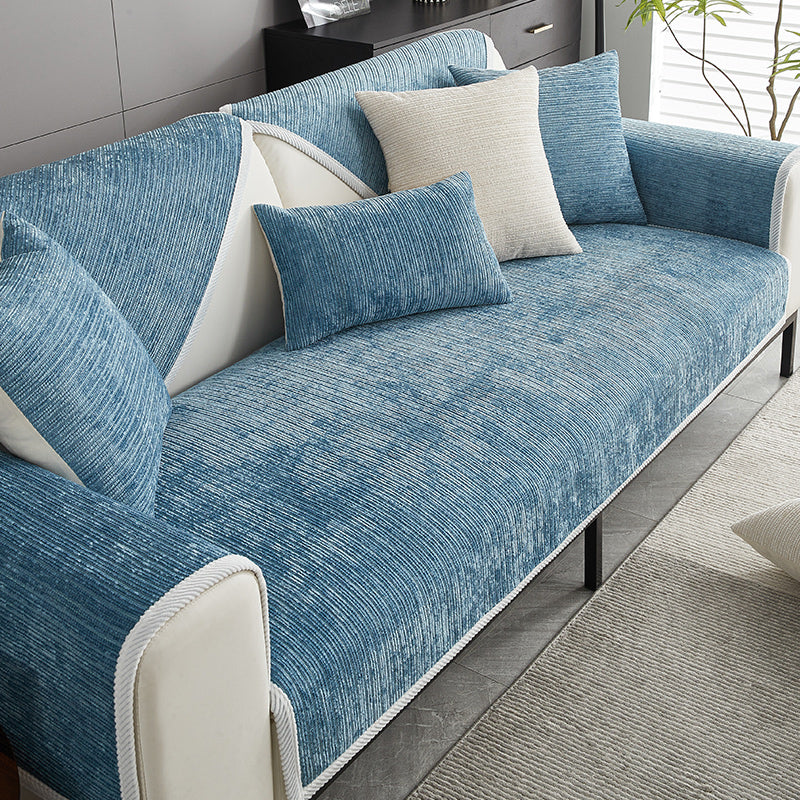 ✨✨Limited Time Offer ✨✨ Simple Striped Chenille Anti-scratch Couch Cover
