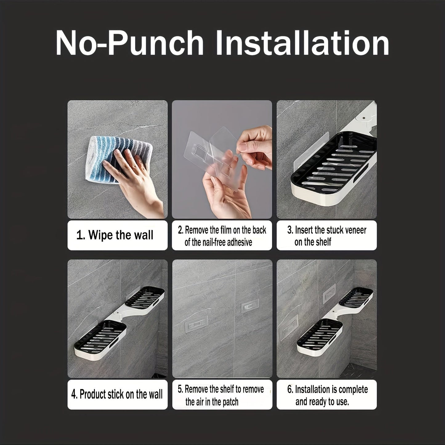 Rotatable Bathroom Storage Rack