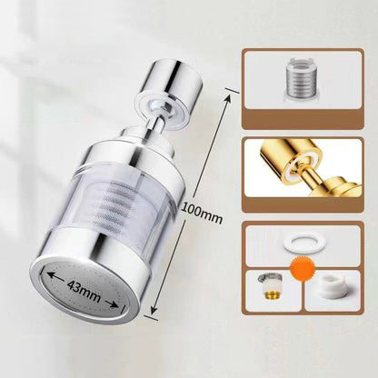 360-Degree Rotating Sink Water Filter Faucet